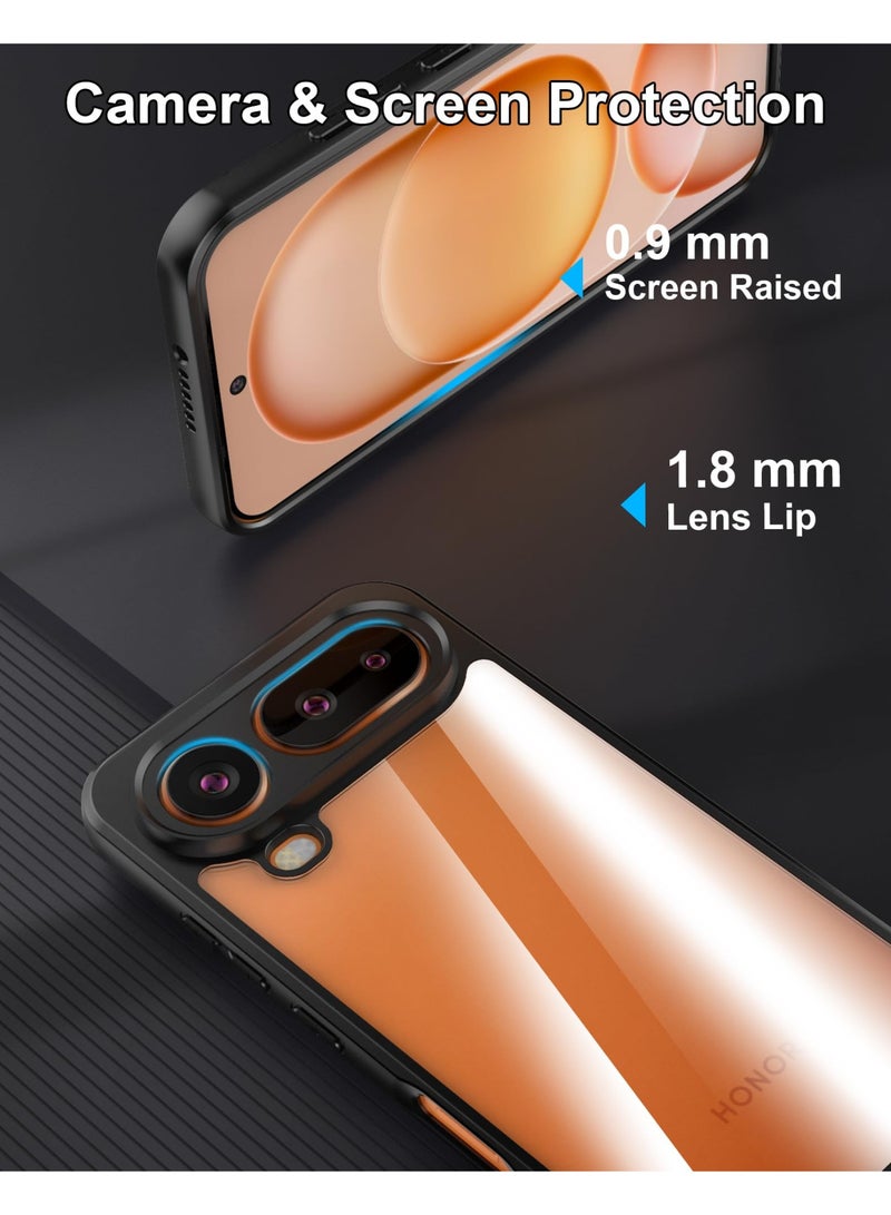 عام غطاء شفاف لـ Honor Magic 8 Pro Air، ظهر صلب من مادة PC وحواف ناعمة من مادة TPU، غطاء واقٍ رفيع مقاوم للصدمات لـ Honor Magic 8 Pro Air 2026. - Image 4